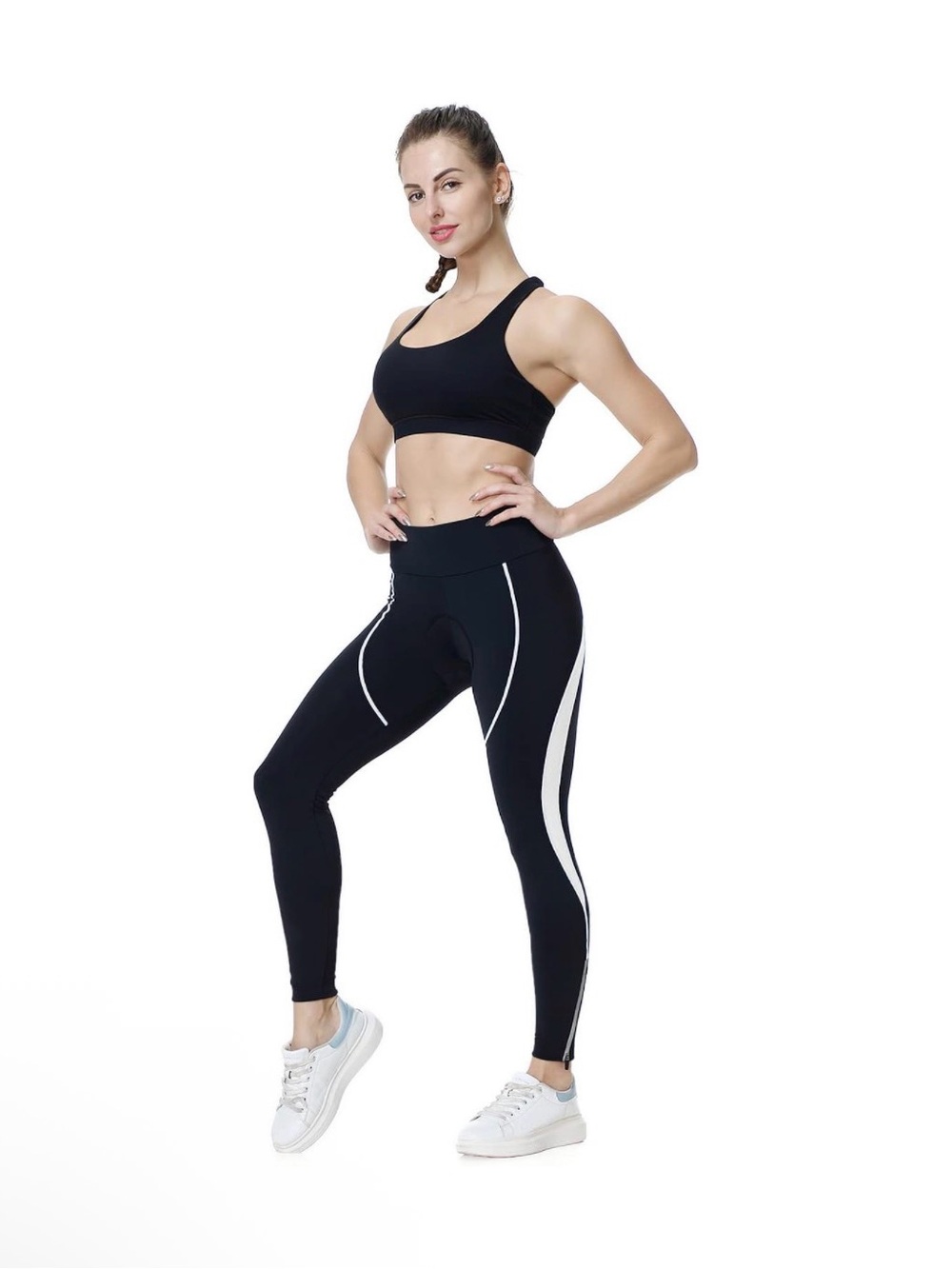 Spoear Cycling Pants 3D Padded Compression Tight, Long Bike Bicycle Pants 2XL
